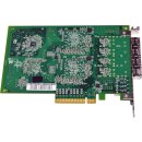 QLogic QLE2564 PX4810402-01 Quad-Port 8G SFP+ PCIe x8 Network Adapter 4x Mini GBIC