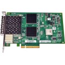 QLogic QLE2564 PX4810402 Quad-Port 8G SFP+ PCIe x8 Network Adapter 4x Mini GBIC