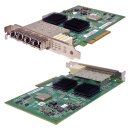 QLogic QLE2564 PX4810402 Quad-Port 8G SFP+ PCIe x8 Network Adapter 4x Mini GBIC