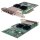 QLogic QLE2564 PX4810402-01 Quad-Port 8G SFP+ PCIe x8 Network Adapter 4x Mini GBIC