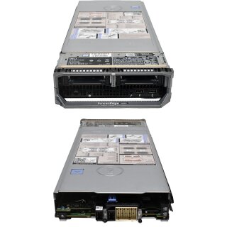 DELL PowerEdge M630 Blade Server no CPU no DDR4 RAM 2x Kühler 4x 1,8 Zoll SD Card Reader