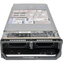 DELL PowerEdge M630 Blade Server no CPU no DDR4 RAM 2x Kühler 4x 1,8 Zoll SD Card Reader
