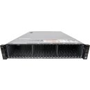 Dell PowerEdge R730xd Rack Server 2U ohne CPU mit 2x Kühler ohne RAM 24x SFF 2.5" Riser 2+3