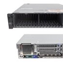 Dell PowerEdge R730xd Rack Server 2U ohne CPU mit 2x Kühler ohne RAM 24x SFF 2.5" Riser 2+3