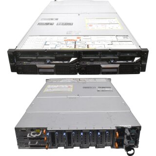Dell PowerEdge FX2s Rack Server 2x FC630 2x FD332 4x E5-2682V4 128GB 16x 1,8TB HDD CMC 2x FN410S