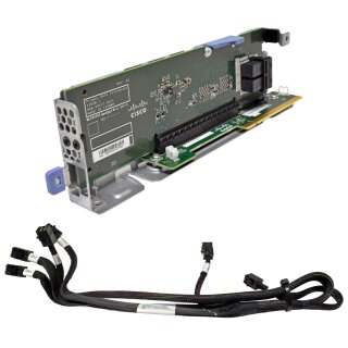 Cisco 1U-mRaid-Riser PCIe x8 15625-1 +SATA Interposer Card 15636-1 +SAS Cables for UCSC-C220M5