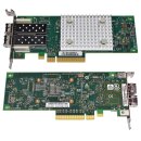 Qlogic QLE2742-SR BK3210407-01 2-Port SFP+ 32G FC Server Adapter PClex8 +GBICs