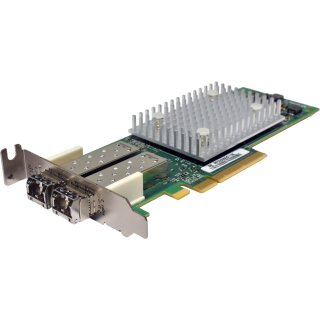 Huawei QLogic QLE2692-SR 06030382 2-Port SFP+ 16G HBA PCIe x8 for HP ZCentral LP +GBICs