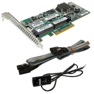 HP Smart Array P420 6G SAS RAID Controller 633538-001 +2GB Cache +SAS Cable +BBU FP