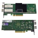 Intel X710-DA2 EX710DA2G1P5 2-Port 10G SFP+ PCIe 3.0 x8 Server Adapter LP +GBICs