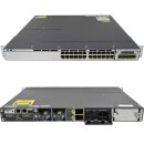 Cisco Catalyst WS-C3750X-24P-S 24-Port PoE GE Switch +Module C3KX-NM-1G 1x PSU Rack Ears