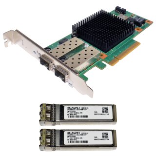 Huawei SP310 CN21ITGAA13 Dual-Port SFP+ 10G PCle x8 Netzwerkkarte FP 2x GBIC