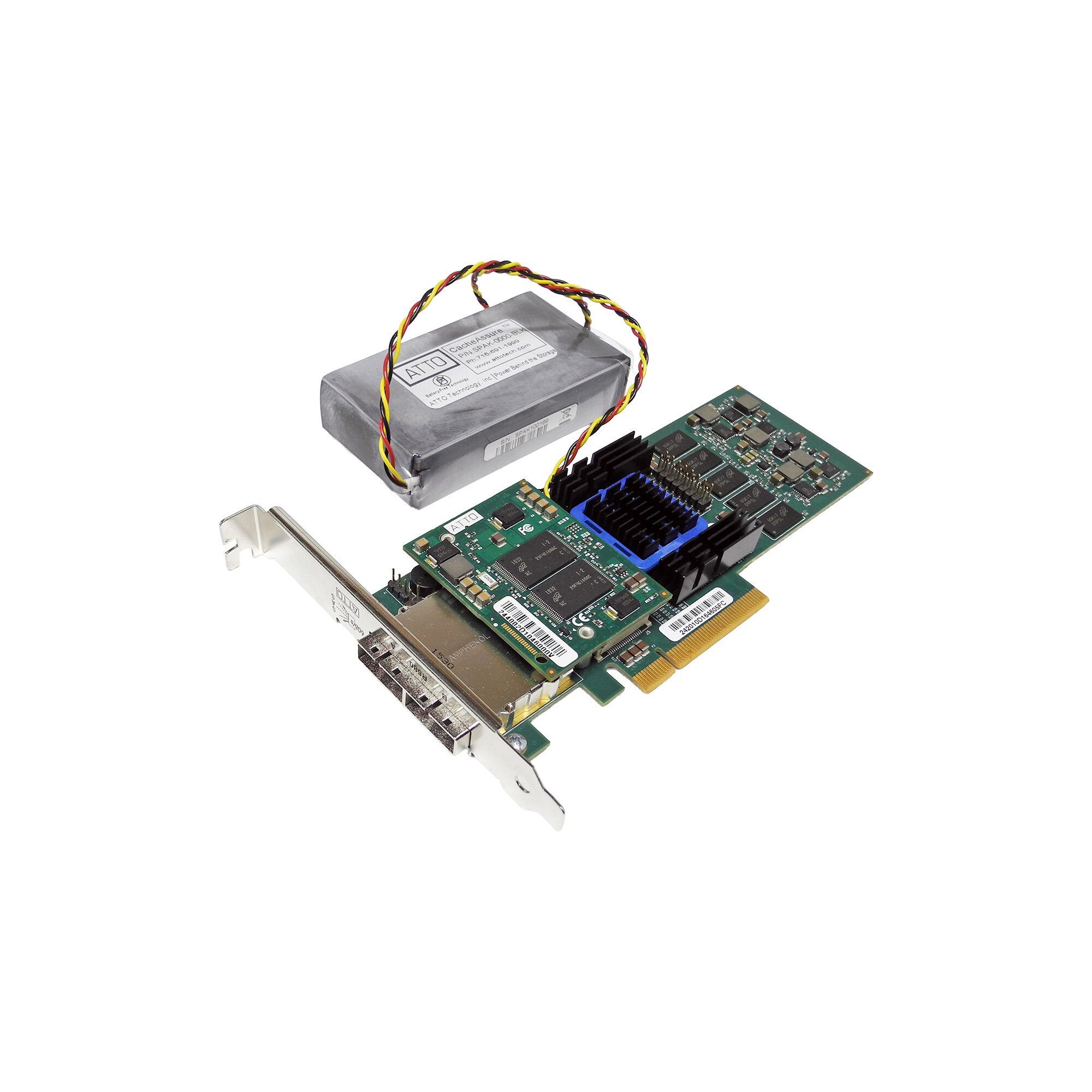 ATTO ExpressSAS R680 6Gb/s PCIe x8 SATA/SAS RAID Controller + Cache ...