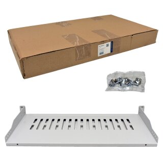 EFB Elektronik 691650GR.1B RAL7035 19" 1HE lichtgrau Fachboden NEW NEU