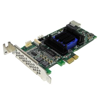 Adaptec ASR-6405E 128MB 6Gb PCIe x1 SAS/SATA RAID Controller LP