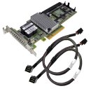 IBM ServeRAID M5210 12G RAID Controller 46C9111 LP +2x...