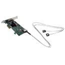 Areca ARC-120301-4I0B-NL Quad-Port 6 Gb/s SATA RAID Controller PCIe x4 +Cable FP