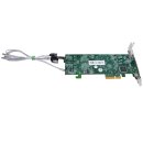 Areca ARC-120301-4I0B-NL Quad-Port 6 Gb/s SATA RAID Controller PCIe x4 +Cable FP