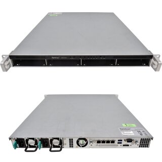 Synology RS814RP+ 4-Bay 3.5 1U Rack NAS Storage 2x PSU