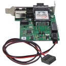 Microsens MS484160USB-LP Fast Ethernet Bridge PC Card 10/100Base-TX/100Base-FX