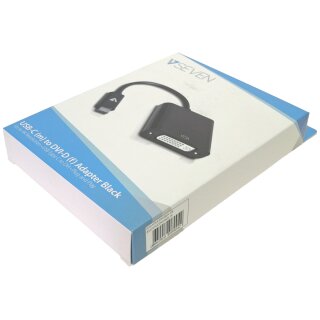 V7 V7UCDVI-BLK-1E Videoadapter 1 x USB-C Stecker / 1 x DVI-D Buchse NEW OVP