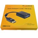Delock 61848 Adapter 1 x DisplayPort to 1 x VGA 15Pin...