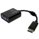 Delock 61848 Adapter 1 x DisplayPort to 1 x VGA 15Pin Buchse ca. 12 cm Cable NEW