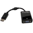 Delock 61848 Adapter 1 x DisplayPort to 1 x VGA 15Pin Buchse ca. 12 cm Cable NEW