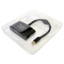 Delock 65553 Adapter 1x mini DisplayPort to1x VGA 1x HDMI Buchse 18 cm Cable NEW