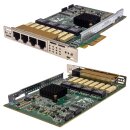 Riverbed Quad Port Gigabit Ethernet PCIe x4 Bypass Card 410-00047-01