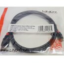 LINDY 41803 2m black USB 2.0 Cable Type A to Micro-B new OVP