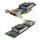 QLogic QLE2672 Dual-Port 16G PCIe x8 FC Server Adapter HD8310405-58 C +GBICs LP