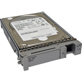Cisco Toshiba 300GB 2.5" 10K 6G SAS HDD AL14SEB030N A03-D300GA2 +Caddy