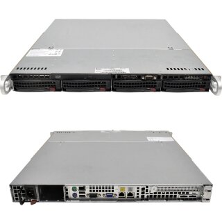 Supermicro CSE-813M 1U Rack Server X9SCL-F Xeon E3-1220 V2 8GB RAM 1TB HDD 1xPSU