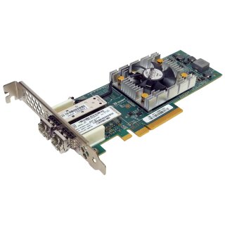 HPE 699765-001 QLE2662-HP 2-Port 16G PCIe x8 FC Server Adapter +2x GBICs  FP
