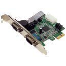 StarTech PEX2S952 Dual-Port Serial RS-232 DB9 PCI-Express x1 Adapter Card