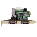 StarTech PEX2S952 Dual-Port Serial RS-232 DB9 PCI-Express x1 Adapter Card