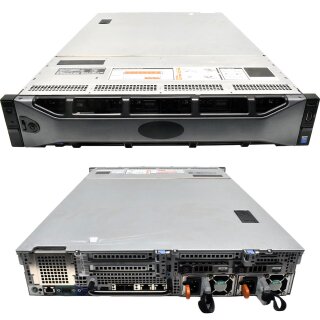 Dell PowerEdge R730xd Server 2U ohne CPU & RAM 2xKühler 12x3.5"+ 2x2,5" H330 mini + Caddys + Bezel