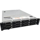 Dell PowerEdge R730xd Server 2U ohne CPU & RAM 2xKühler 12x3.5"+ 2x2,5" H330 mini + Caddys + Bezel