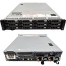 Dell PowerEdge R730xd Server 2U ohne CPU & RAM 2xKühler 12x3.5"+ 2x2,5" H330 mini + Caddys + Bezel