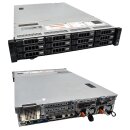 Dell PowerEdge R730xd Server 2U ohne CPU & RAM 2xKühler 12x3.5"+ 2x2,5" H330 mini + Caddys + Bezel