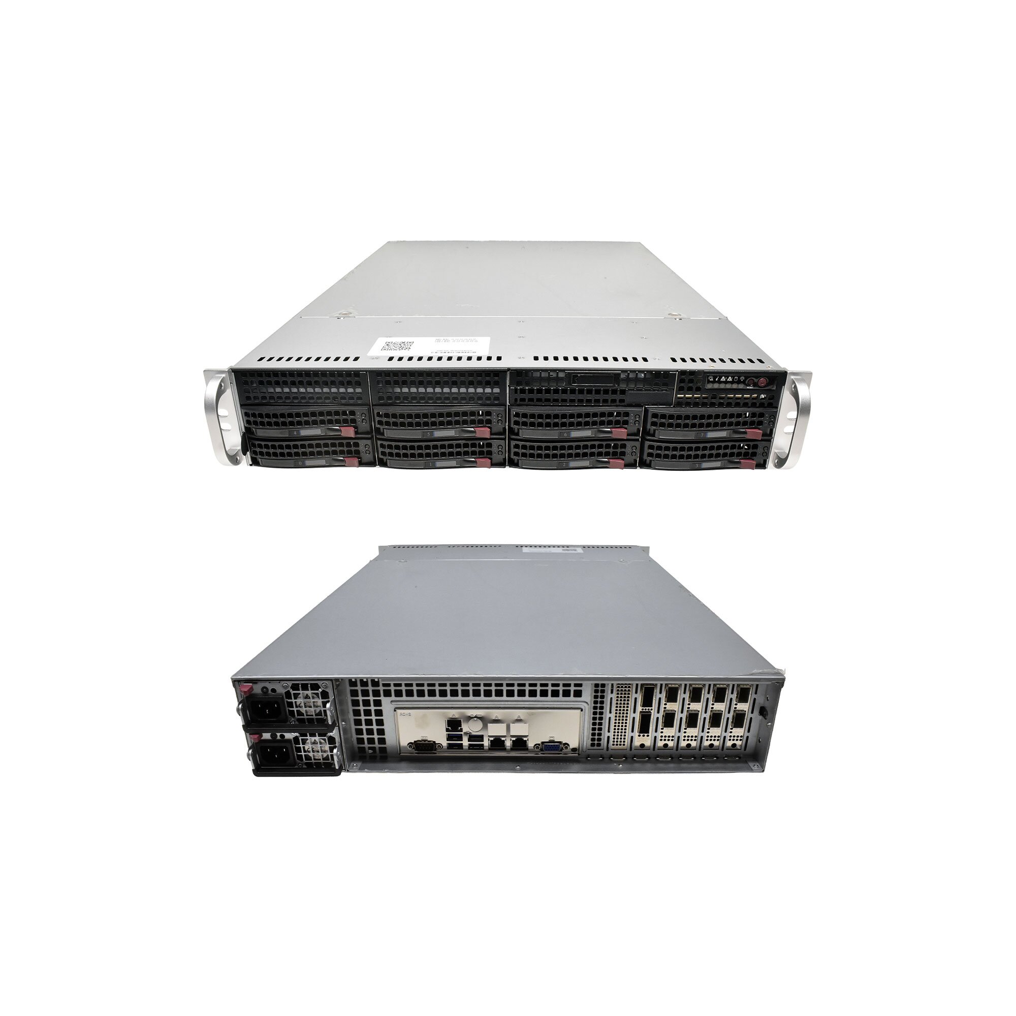 Supermicro CSE-825 2U Rack Server Mainboard X12DPi-N6 2x Intel Gold ...
