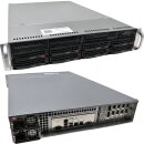 Supermicro CSE-825 2U Rack Server Mainboard X12DPi-N6 2x Intel Gold Prozessor 6342 2.80 GHz 24C 256GB RAM 2x 960GB NVMe 8 Bay 3.5 Zoll