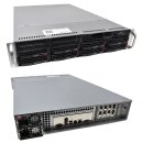 CSE-825 2U Rack Server Mainboard X12DPi-N6 2x Intel Gold Prozessor 6326 2.90 GHz 16C 256GB RAM 2x 960GB NVMe 8 Bay 3.5 Zoll
