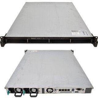 Synology RS815RP+ NAS Rack Station Intel Atom C2538 CPU 2GB DDR3 Rack Ears ohne Rahmen ohne HDD