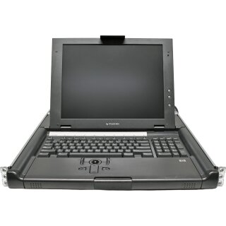 HP TFT5600 RKM 15" Flat Panel KVM-Console QWERTY INT +Rack Rail Kit