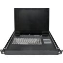 iEi LKM-9268GB-EN 1U Console 15" TFT LCD display...