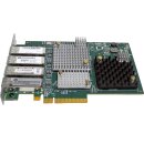HP QR486A Emulex LPE12004 Quad-Port 8Gb PCIe x8 FC Server...