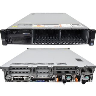 Dell PowerEdge R830 RackServer 4x E5-4620 V4 10-Core 2.10GHz CPU 0GB PC4 RAM 16x 2,5" SFF H730