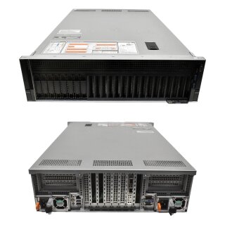 Dell PowerEdge R940 Server 4x Gold 6240L no PC4 RAM no HDD 8x SFF 2,5" no Backplane no Controller